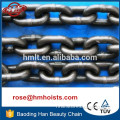 High tensile strength round link chain